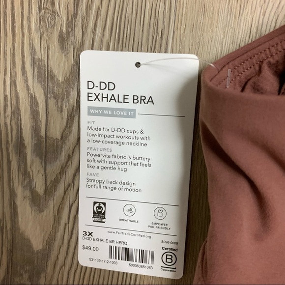 NWT Athleta D-DD Exhale Bra - Picture 2 of 4